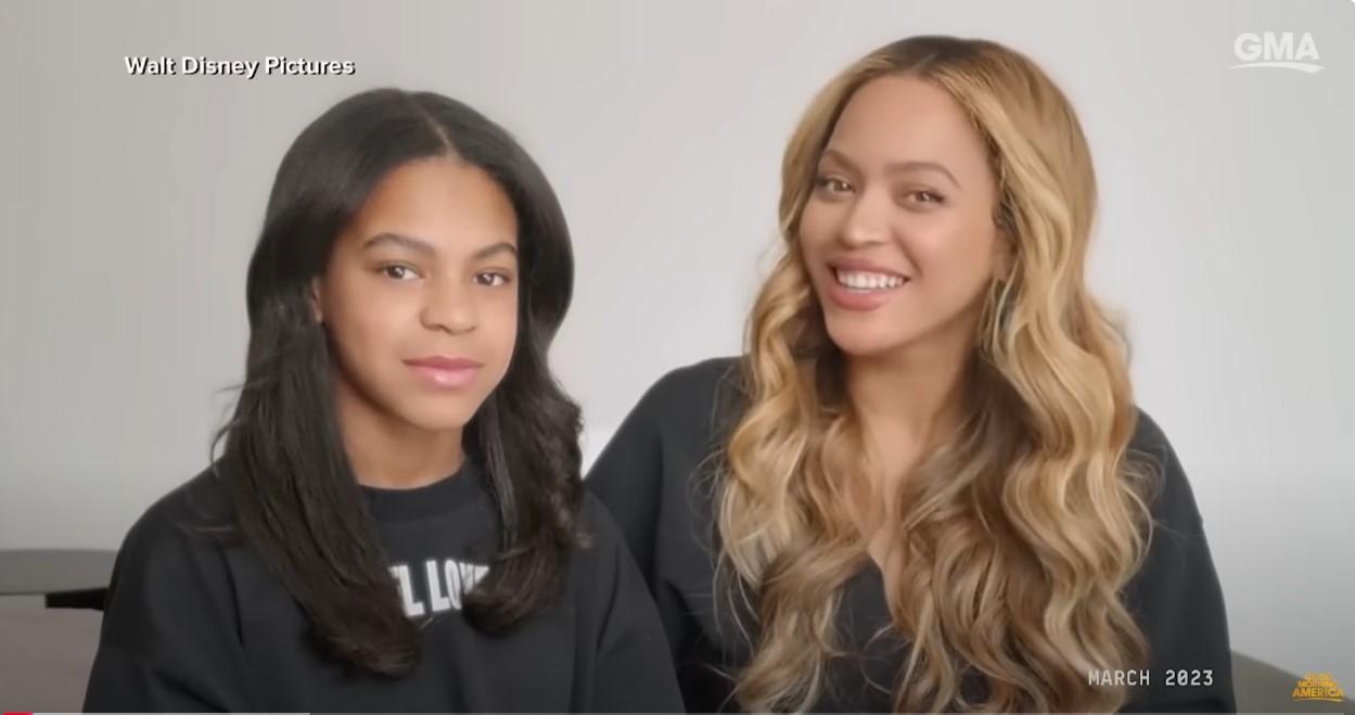 Beyonce帶Blue Ivy Carter母女檔上陣。