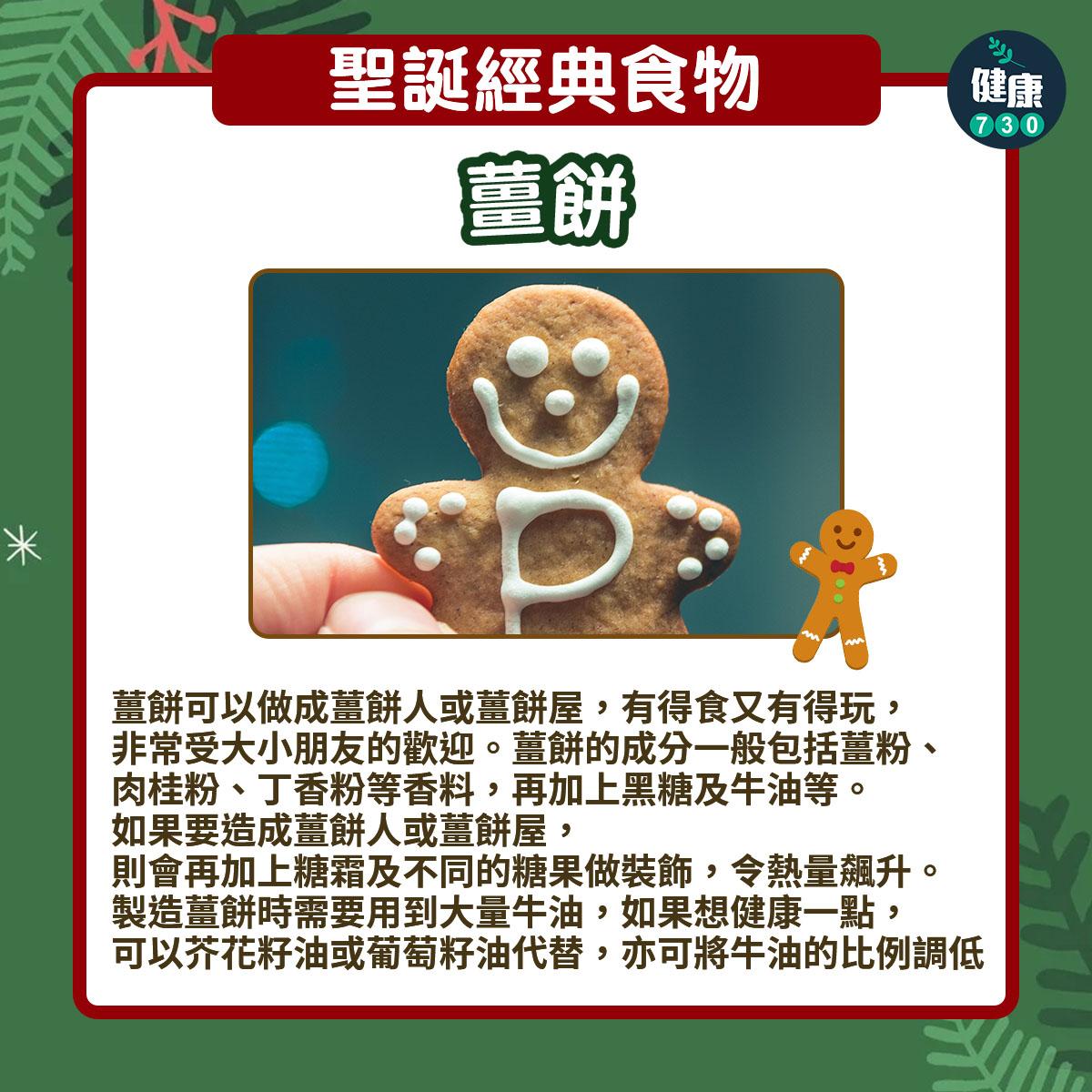 聖誕食物|薑餅(am730製圖)