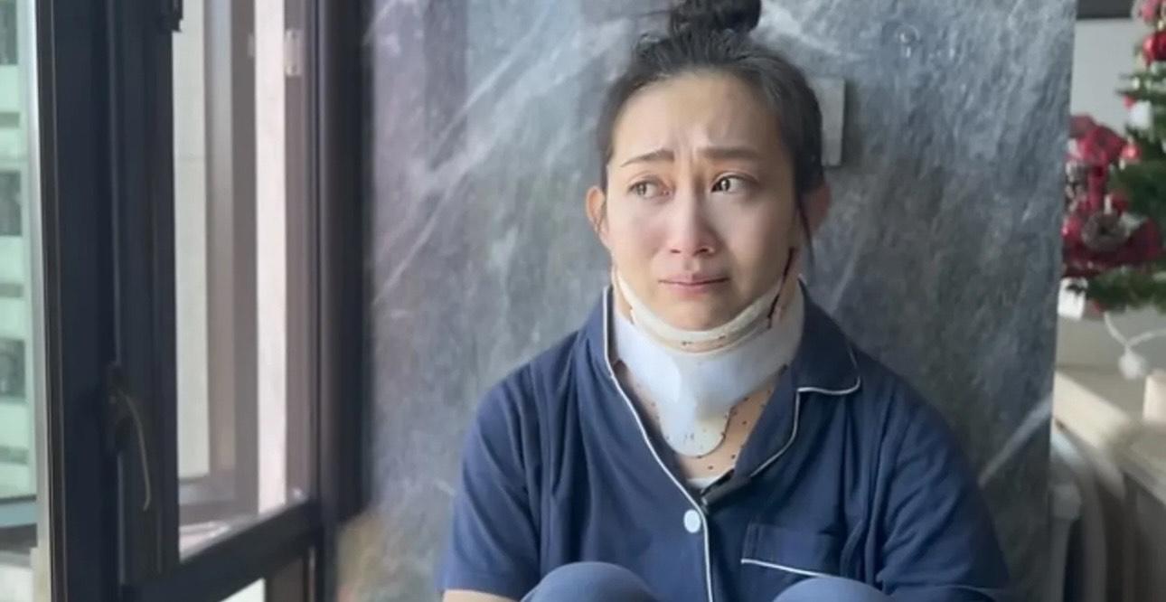 楊焉頸椎第四與第五節移位並壓住神經,見了第二個醫生之後,決定改變主意做手術。