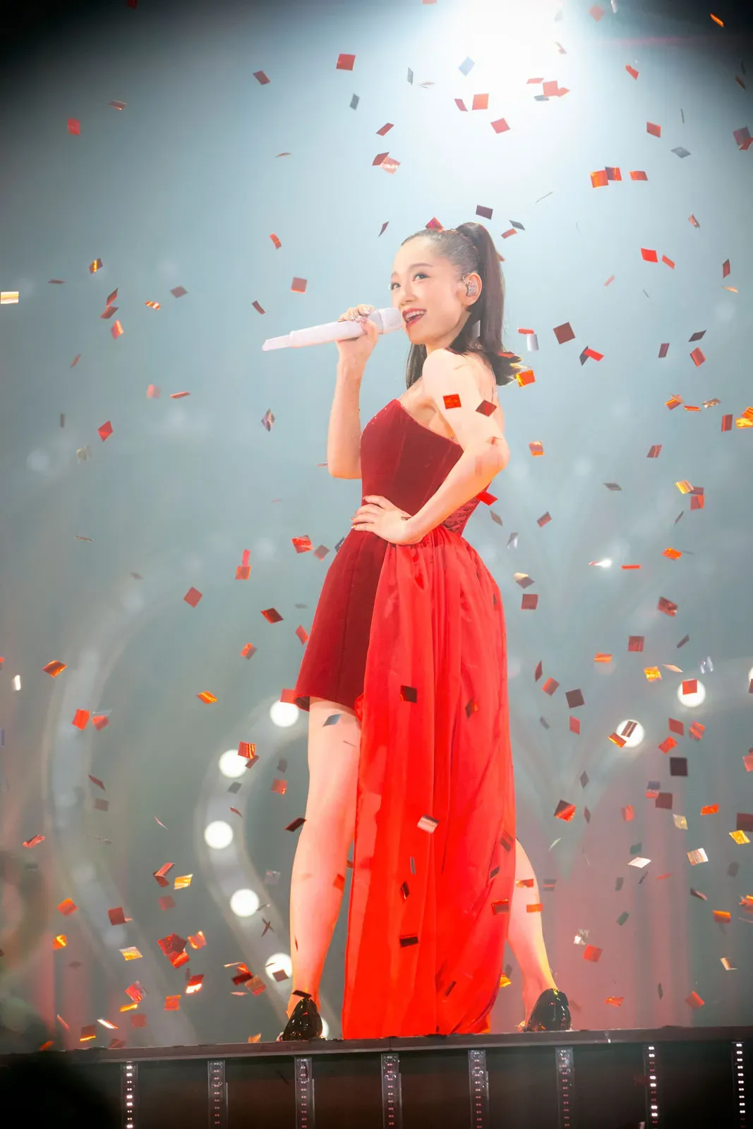 西野加奈早前在橫濱Arena舉辦一連兩場復出演唱會。