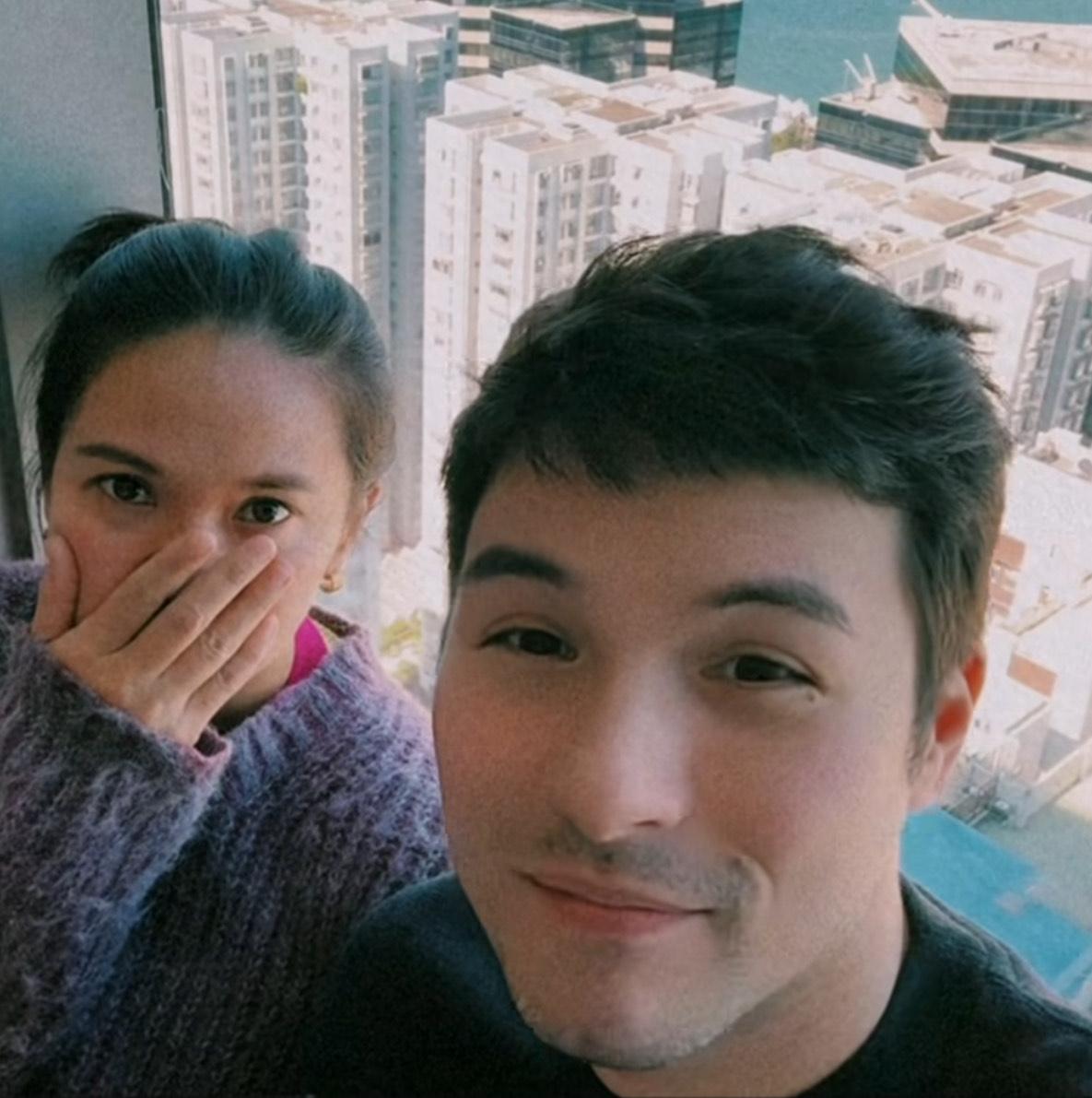 鳳小岳與老婆昨日在IG恩愛打卡。