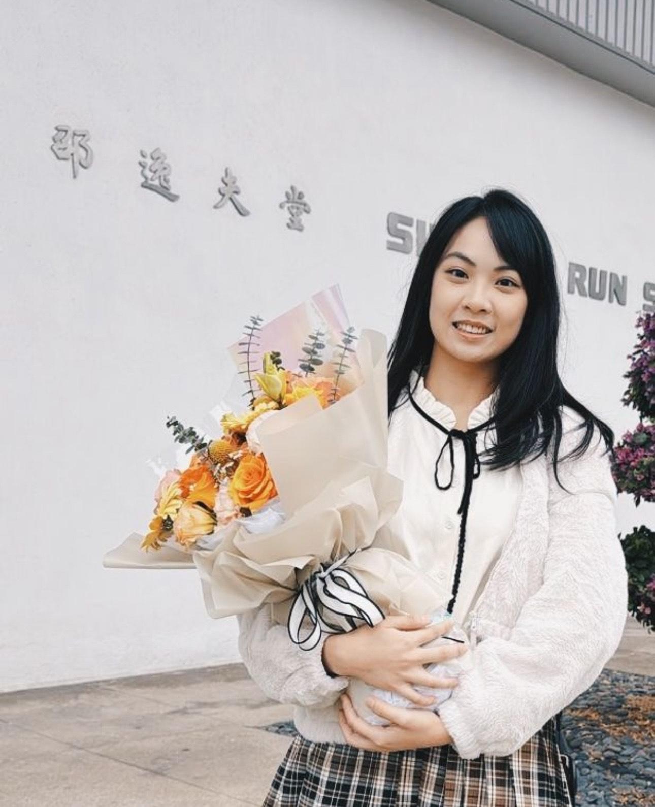 現年22歲的洪心怡,在香港中文大學修讀音樂系。