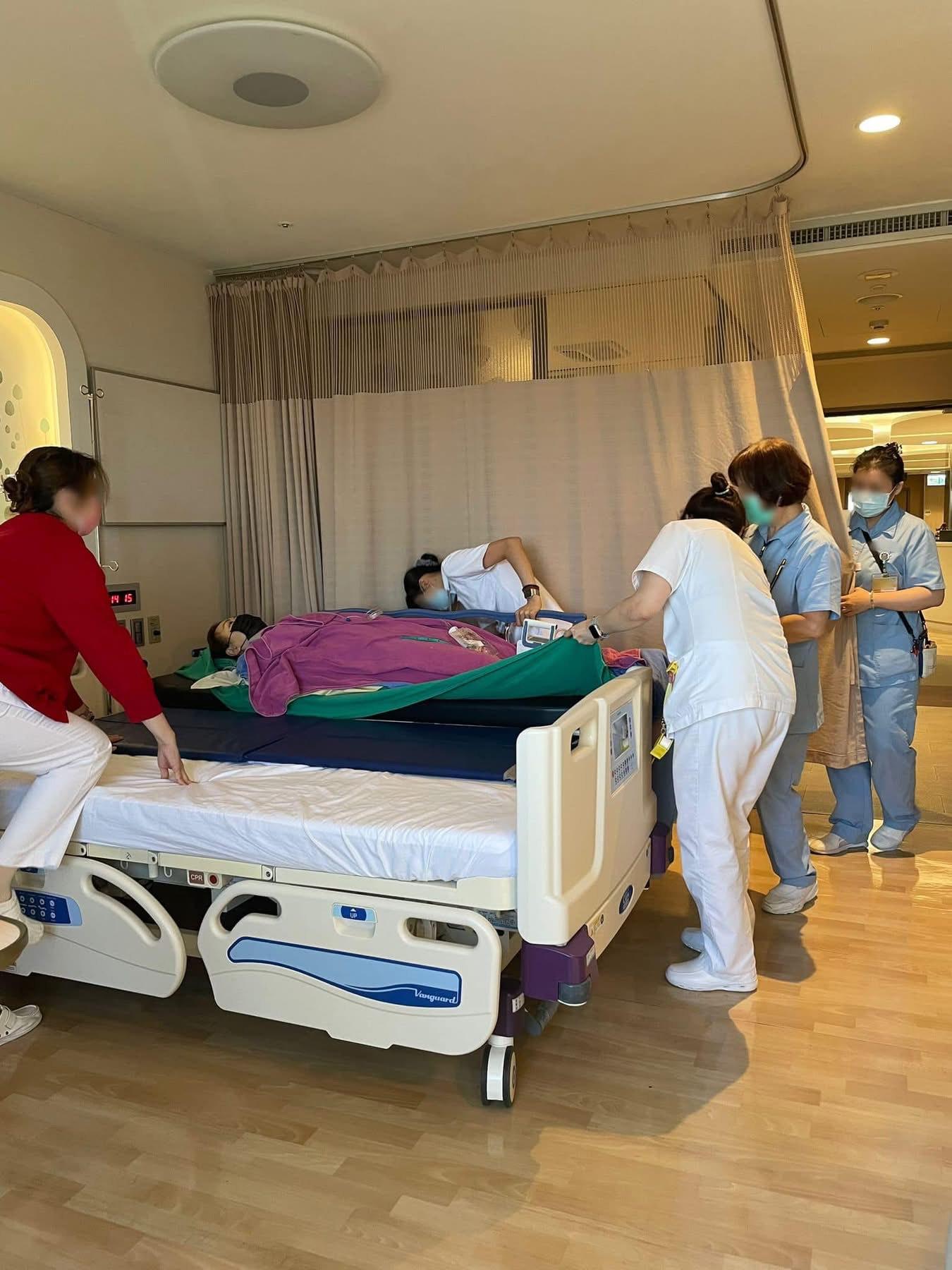 田蕊妮日前入院做切除手術。