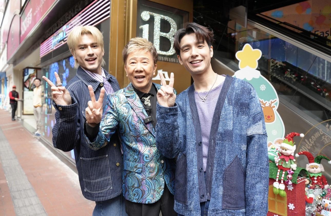 光B帶組合「OneUp」及8位舞蹈員,現身銅鑼灣進行快閃活動。