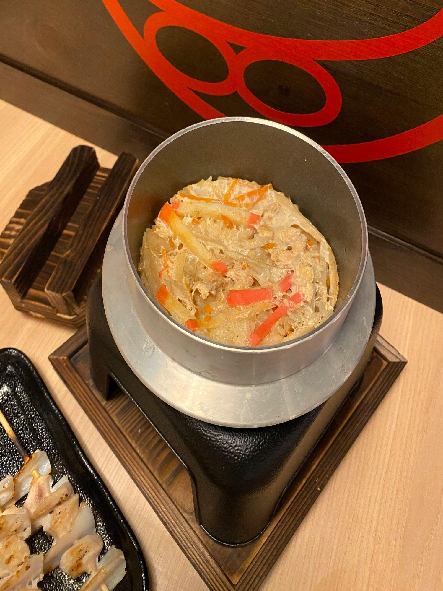 貴族雞斧飯$29.9 採用北海道米,飯粒柔軟適中,吸收了高湯的鮮味。