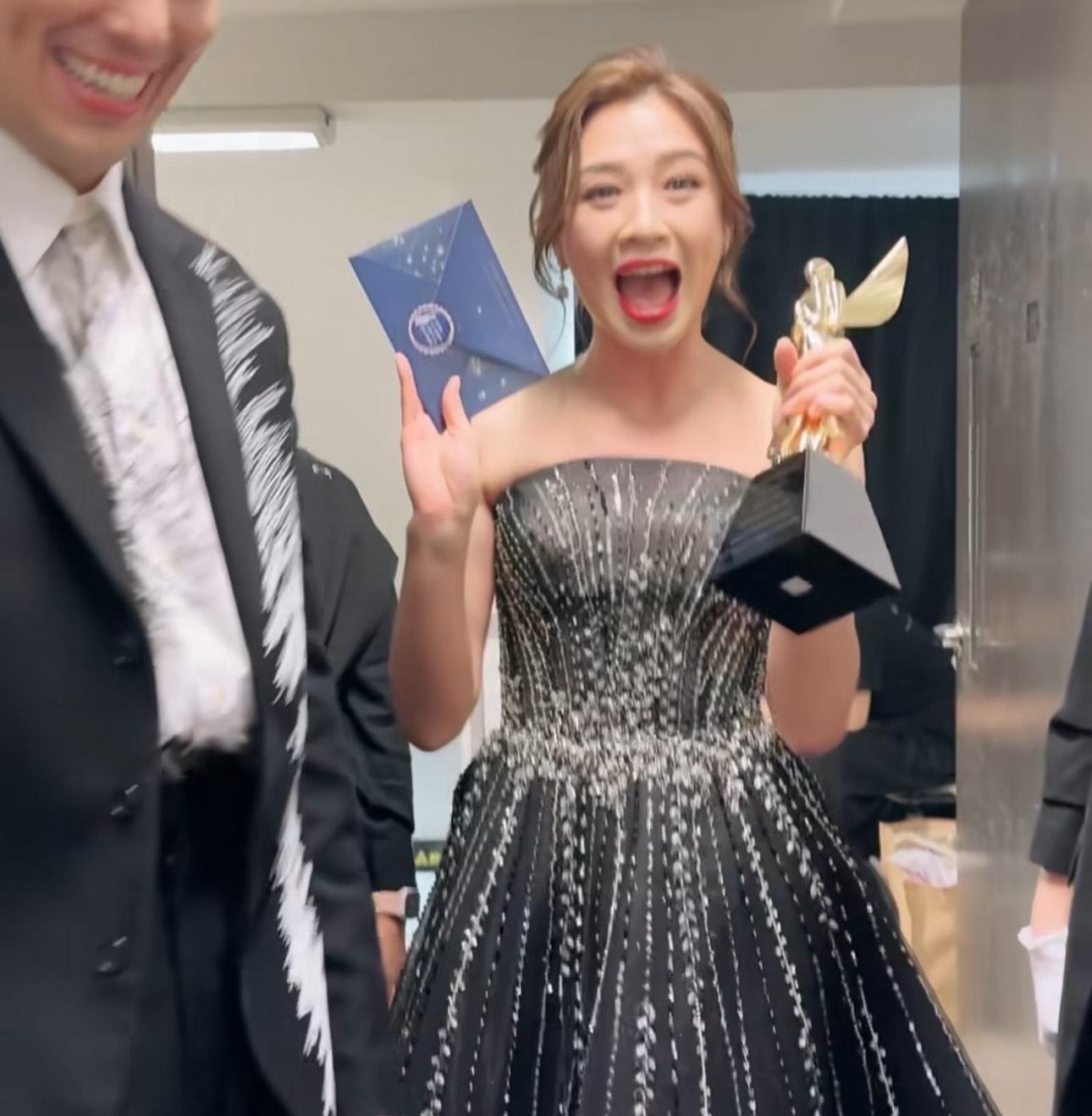 麥美恩表示13年前來香港追夢,感激香港觀眾很寬容地接受了她。