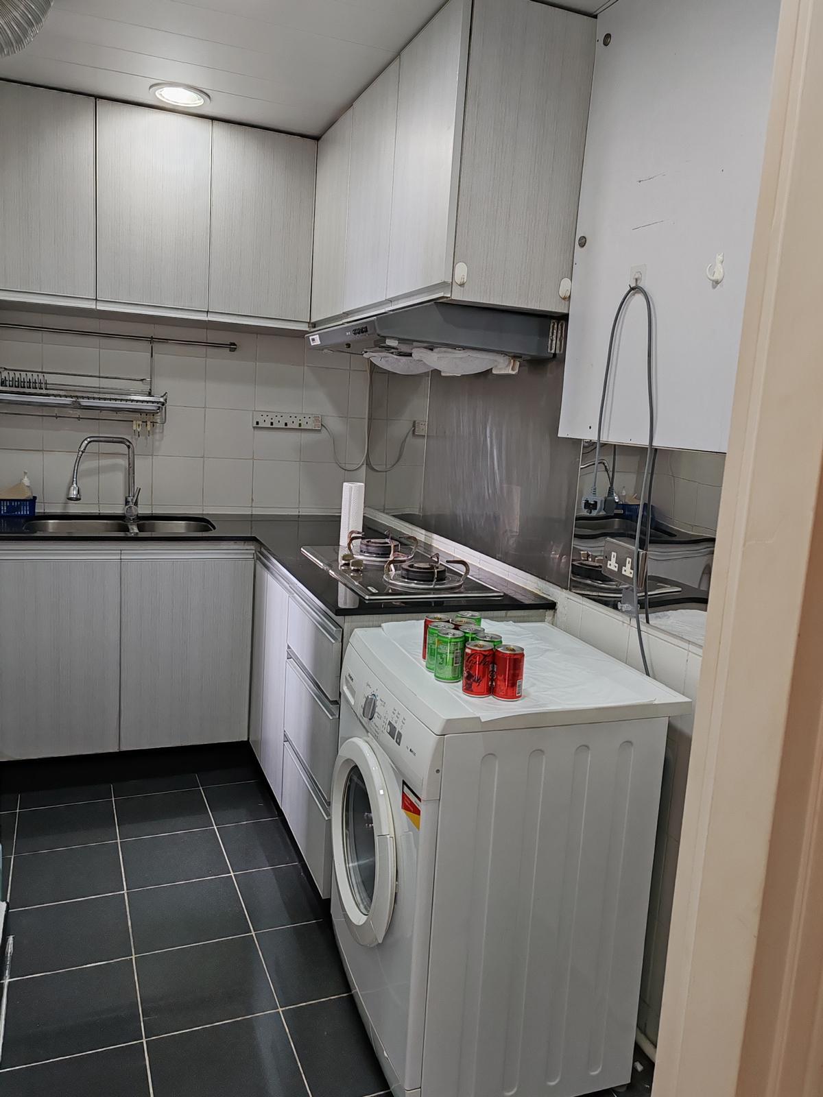 廚房裝修新淨,十分實用。(代理提供)