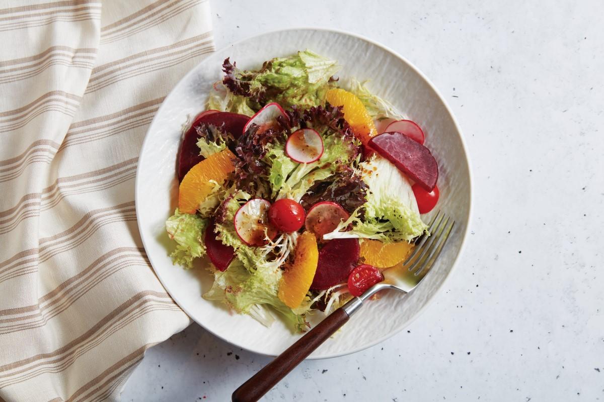 香橙紅菜頭沙律