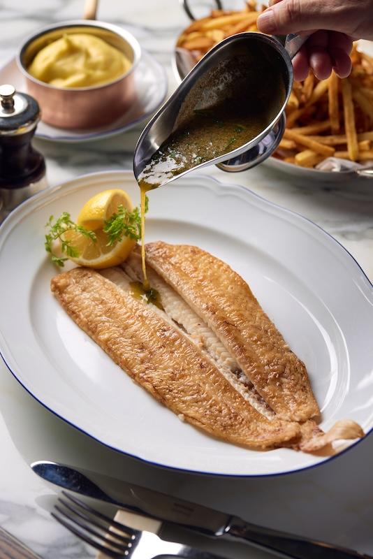 法式煎龍脷魚$688