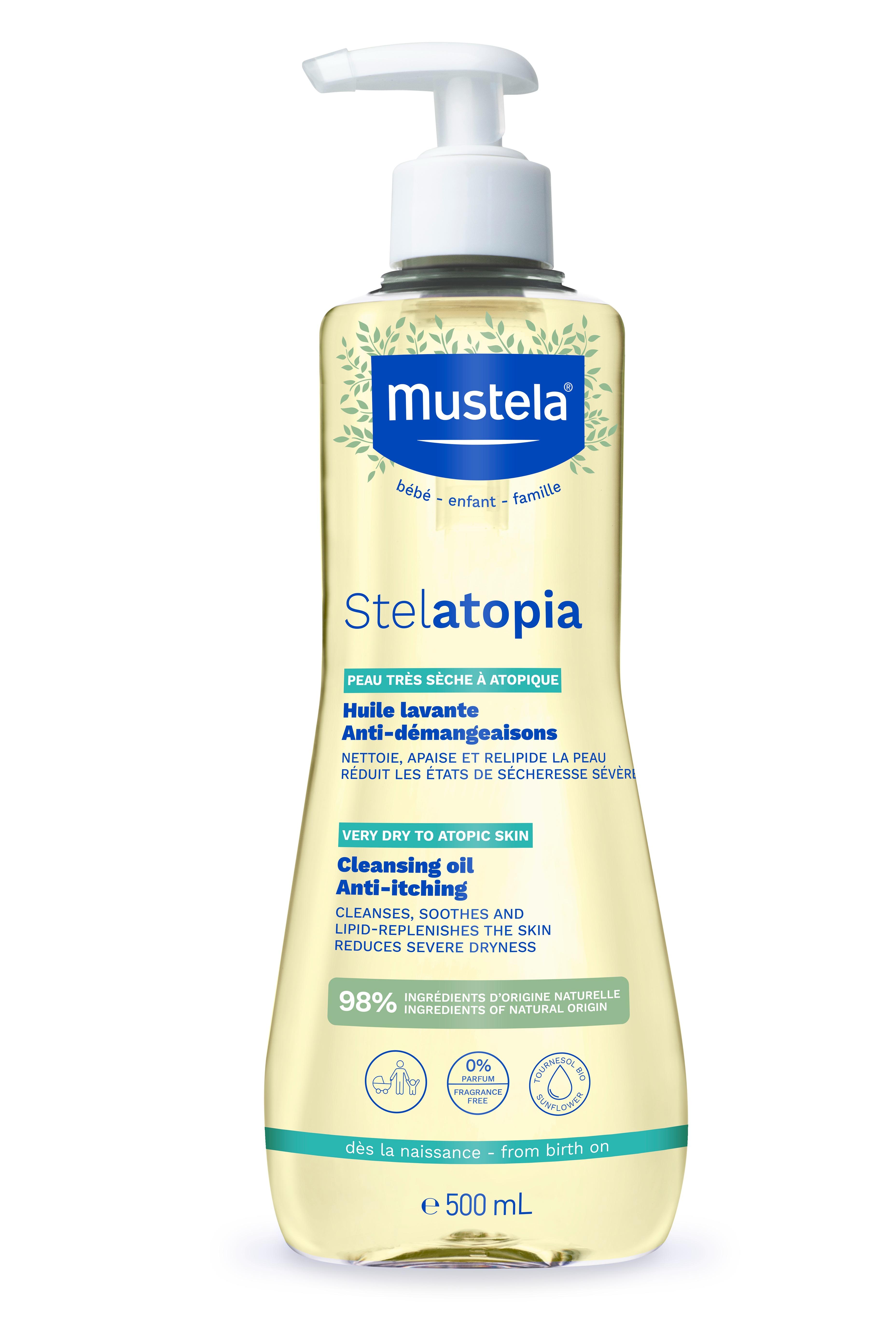 濕疹護理系列亦包括Stelatopia特強止痕沖涼洗頭二合一沐浴油($250/500ml)。