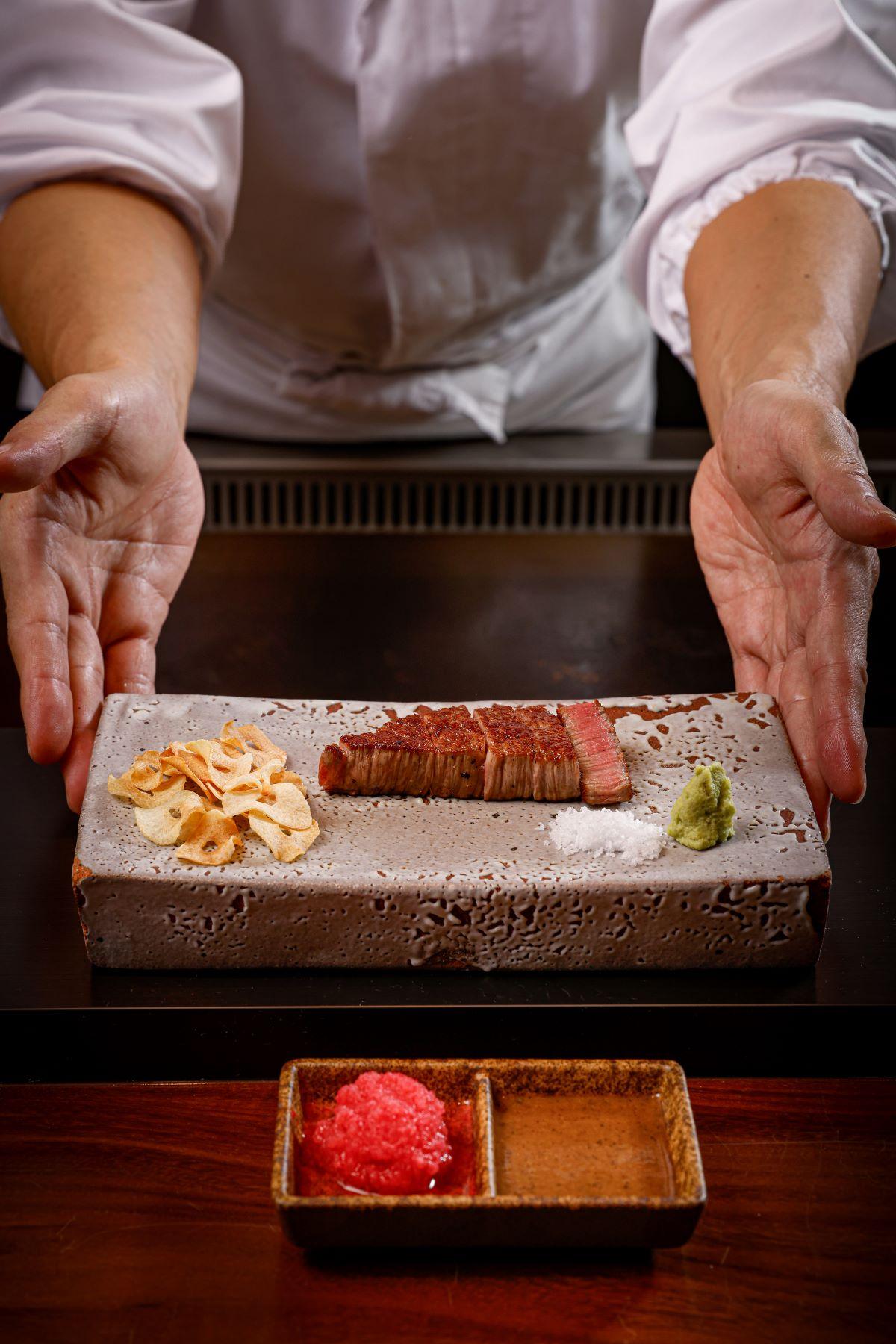 鐵板燒熊本和牛