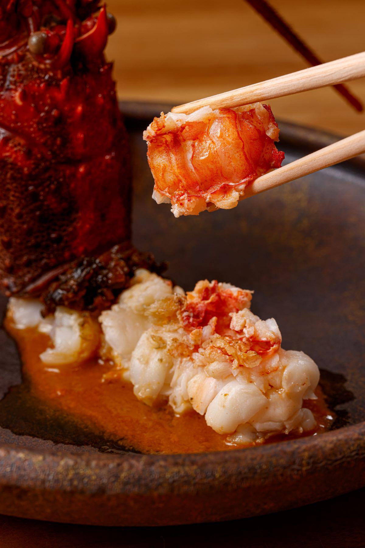 鐵板燒日本伊勢龍蝦