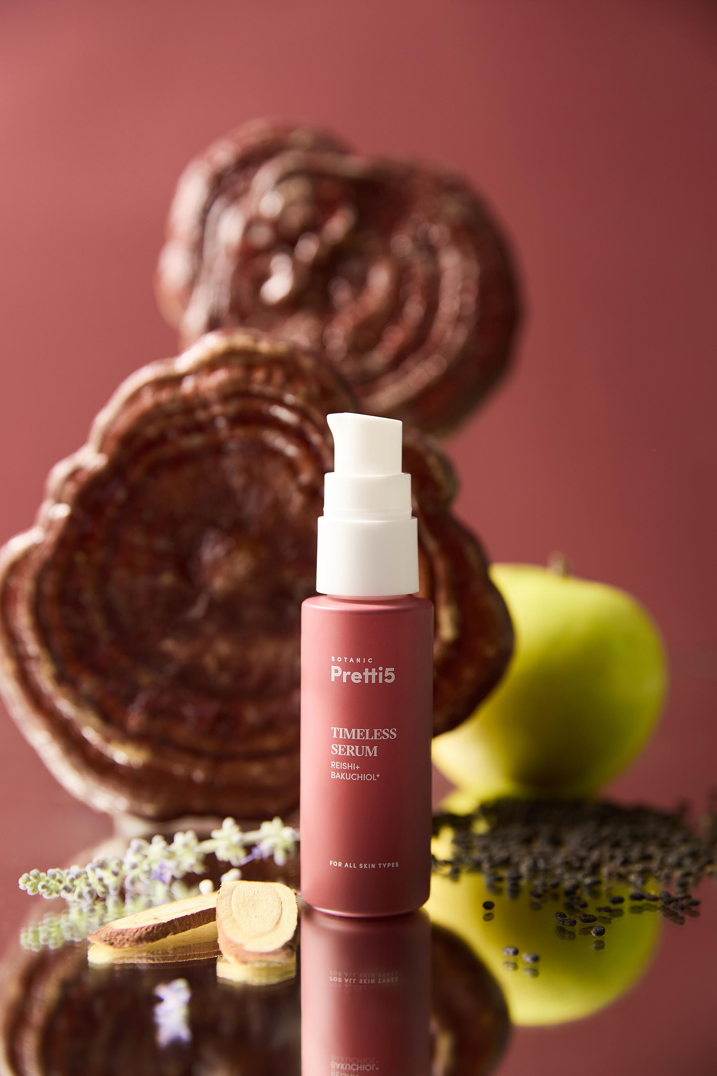 抗衰老精華2024|Pretti5 靈芝抗老祛皺精華 $720/30ml