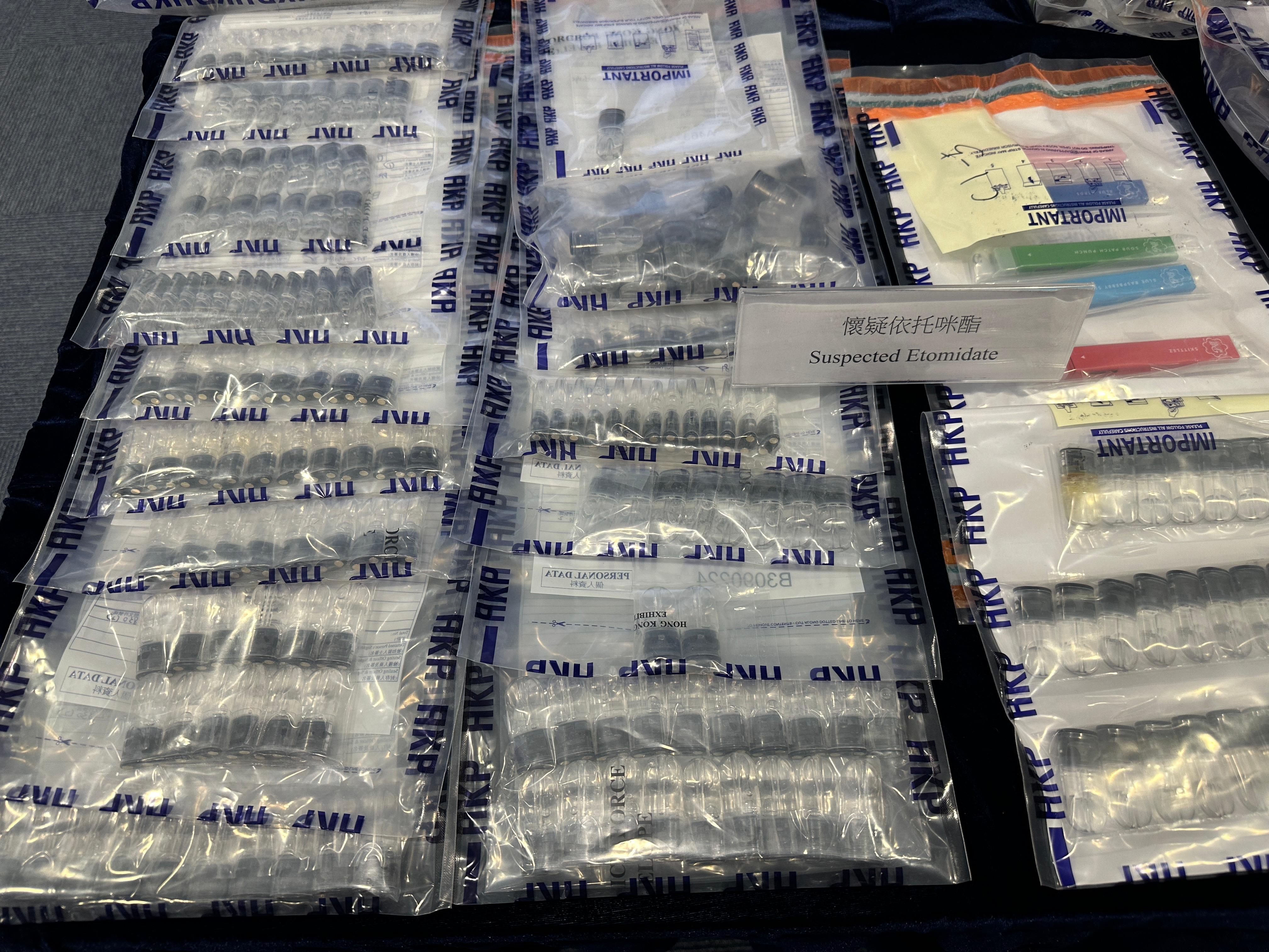 太空油|警破66宗毒品案檢近萬粒「太空油」 拘99人最細12歲