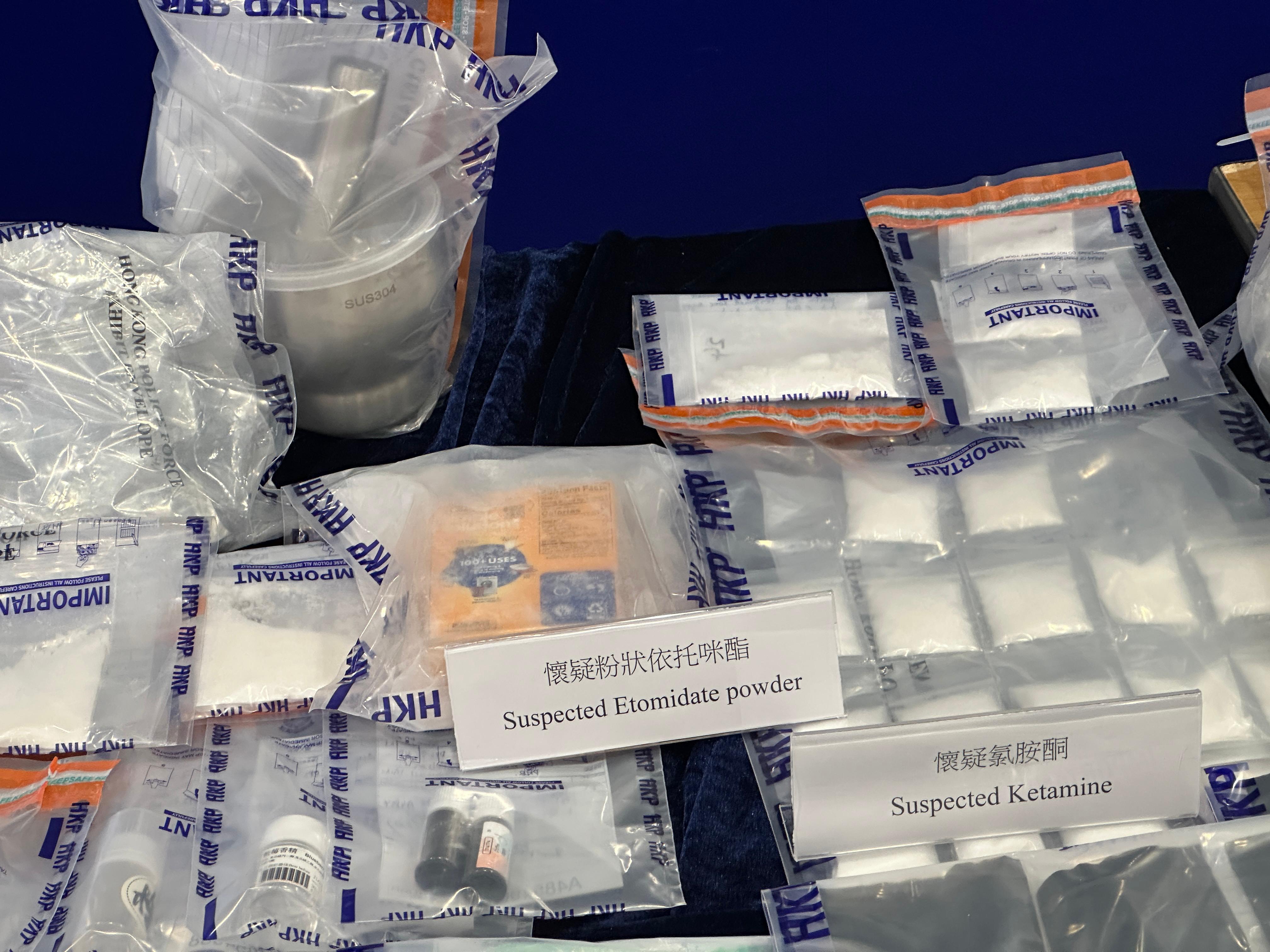 太空油|警破66宗毒品案檢近萬粒「太空油」 拘99人最細12歲