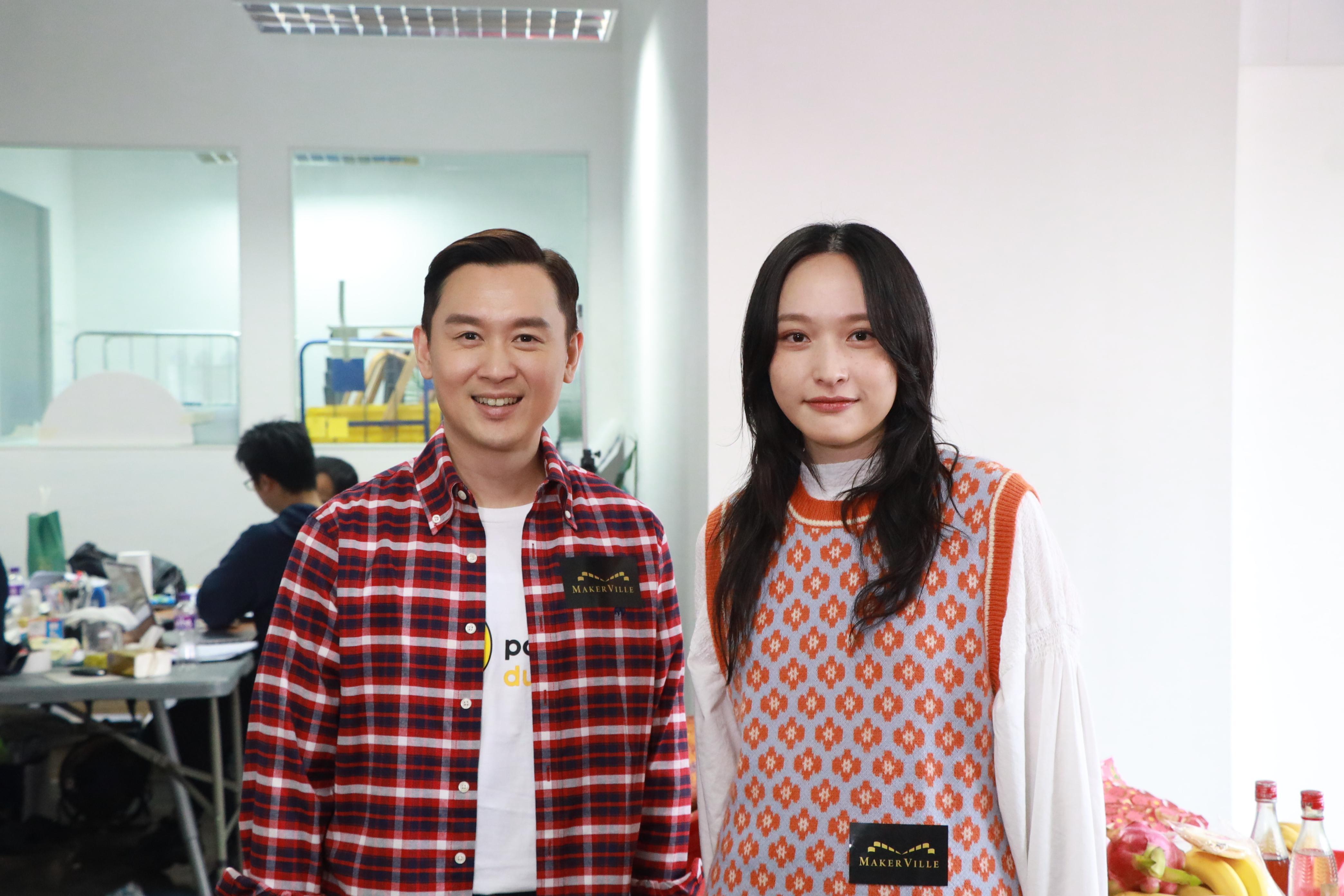 凌文龍和陳漢娜在《IT狗2.0》再合作,但因簽了保密協議,未能透露兩人的感情線。(娛樂組攝)