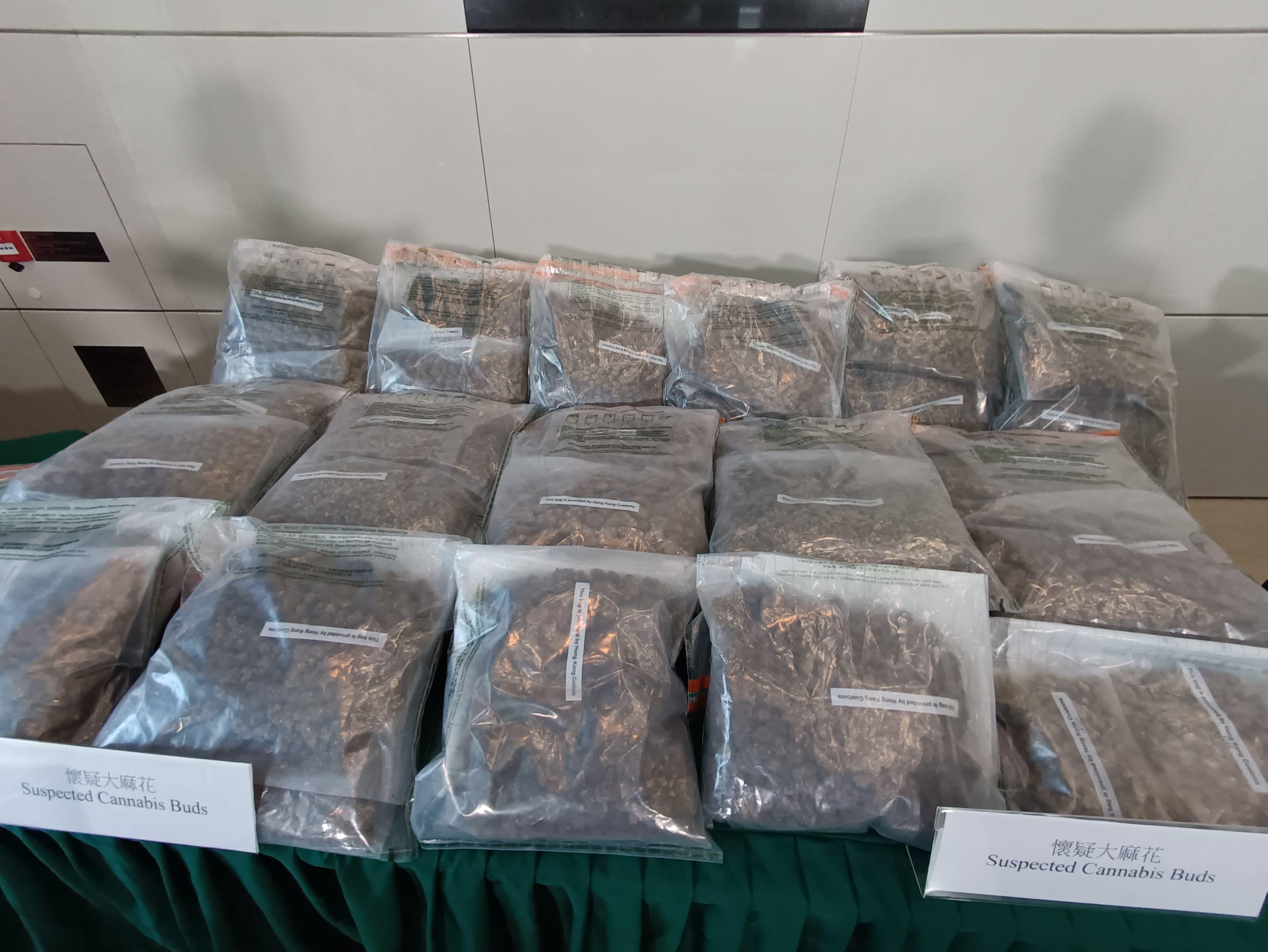 海關破航空販毒案及3毒品倉 檢1,500萬元毒品拘3人