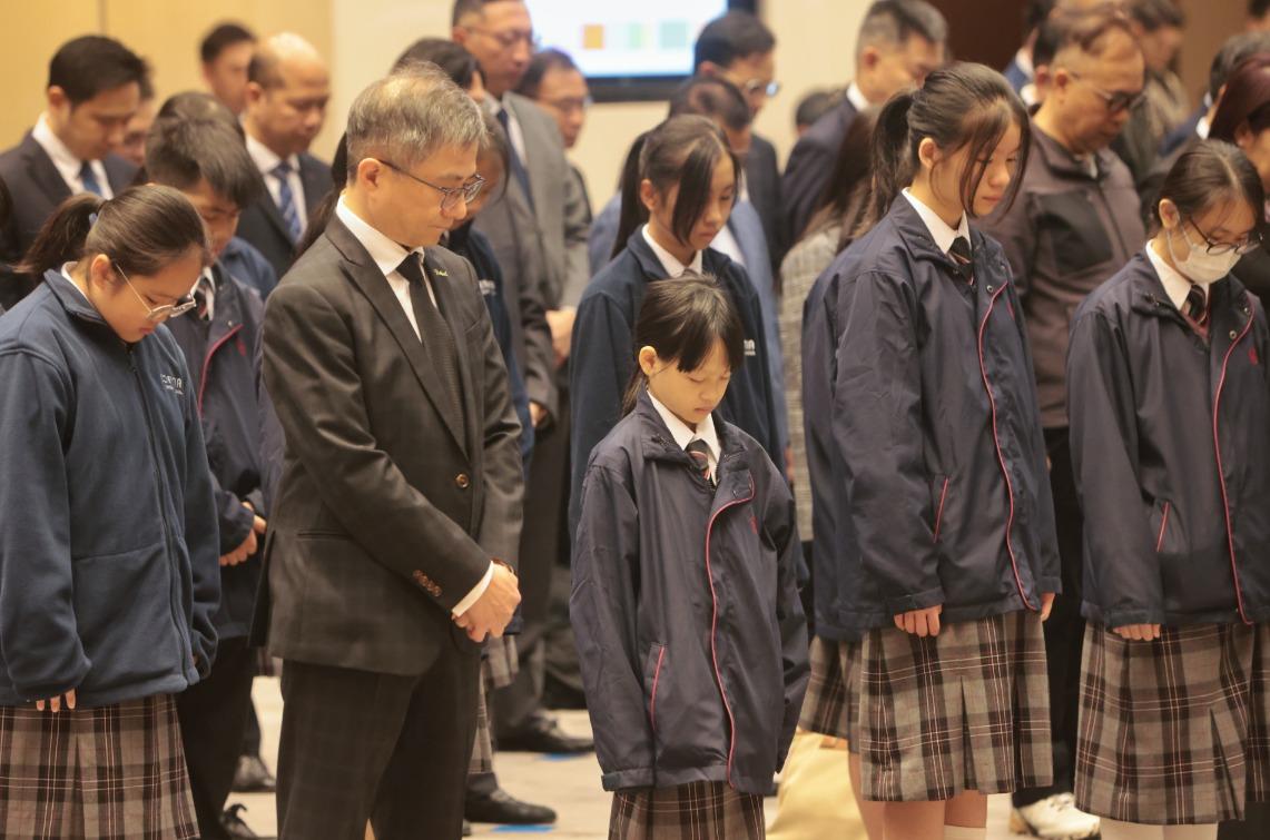 今日是「南京大屠殺死難者國家公祭日」,特區政府在政府總部舉行紀念儀式 (中通社)