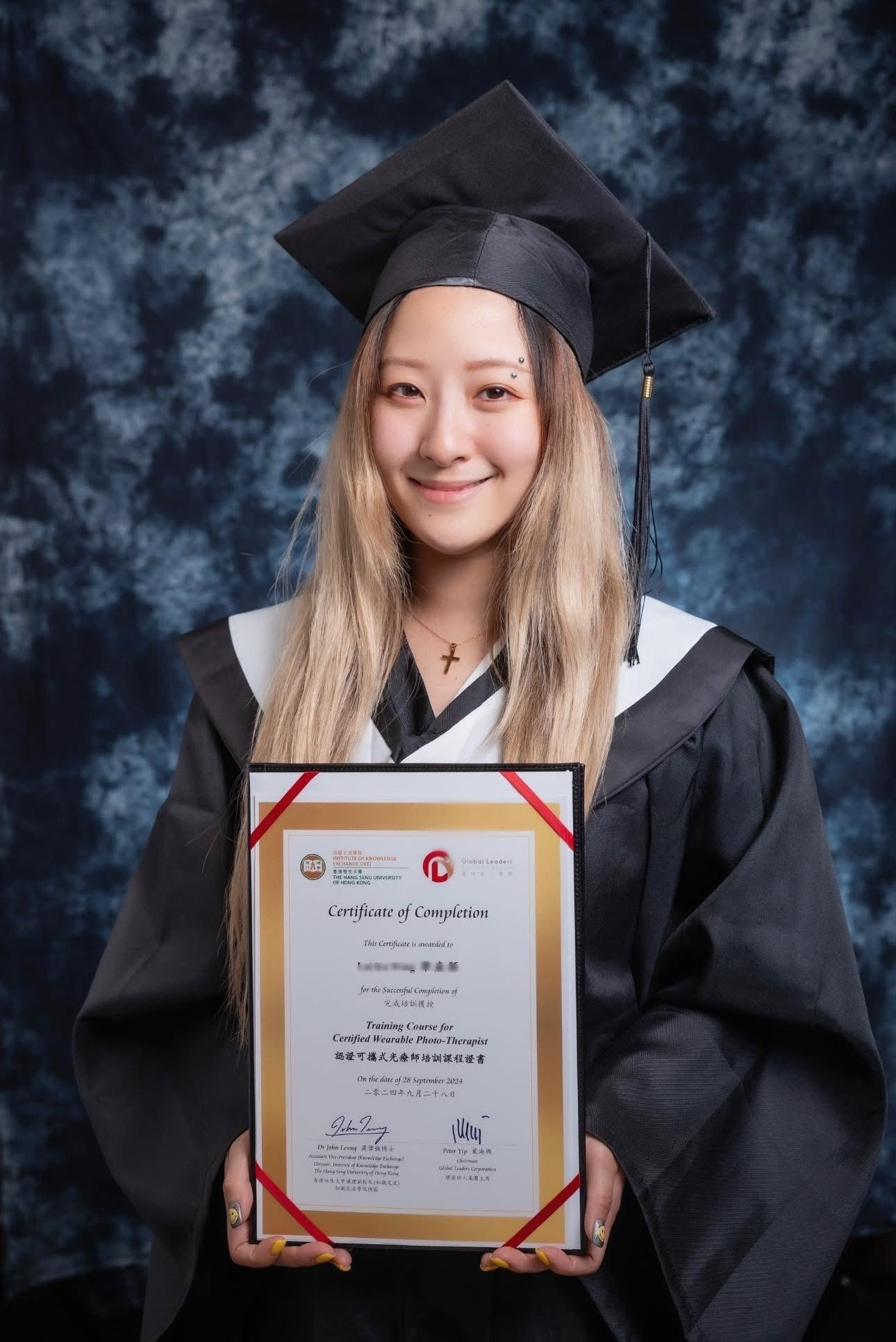 Winkie 一年修讀六個課程。