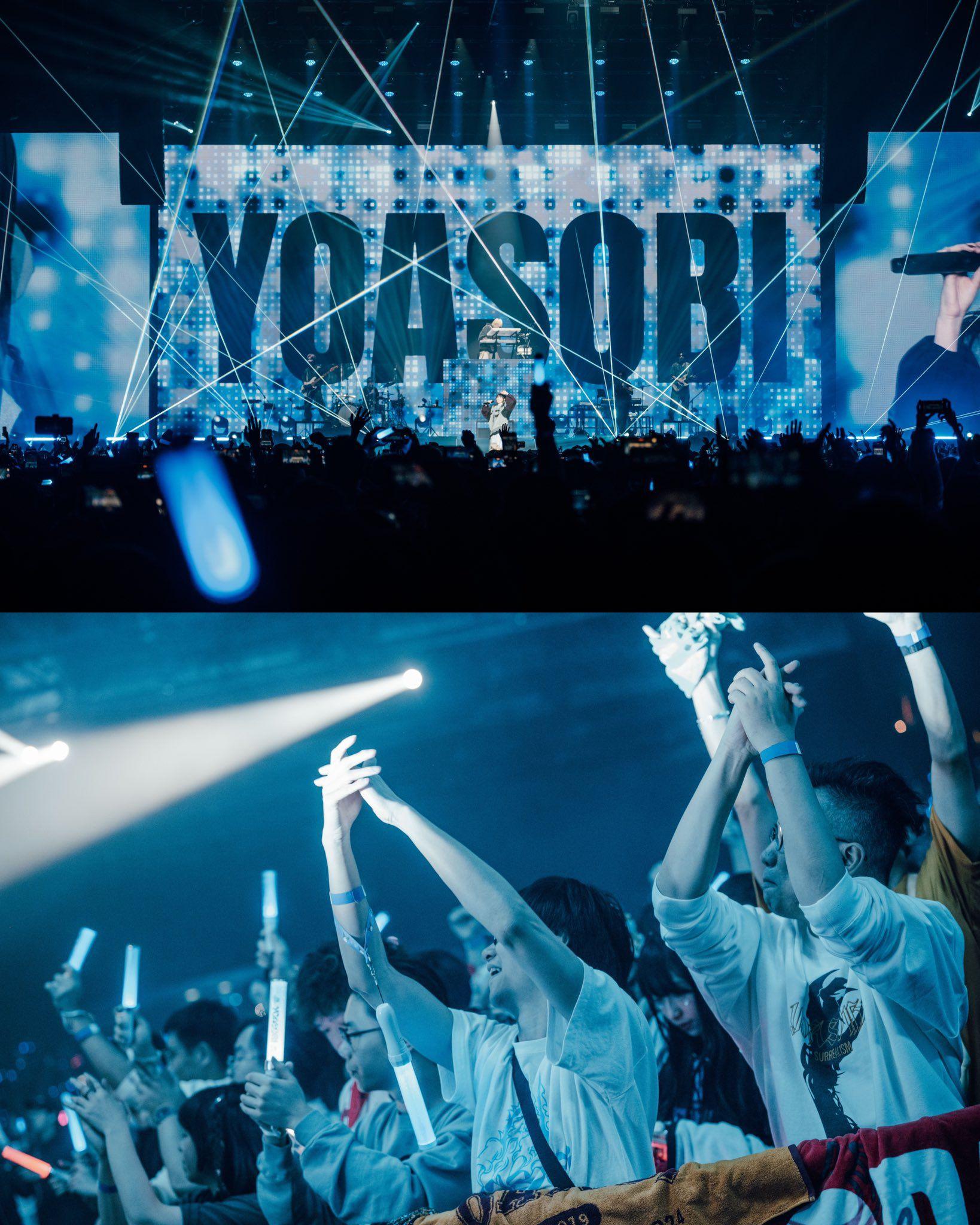 YOASOBI亞洲巡迴演唱會香港兩場演出已圓滿結束。