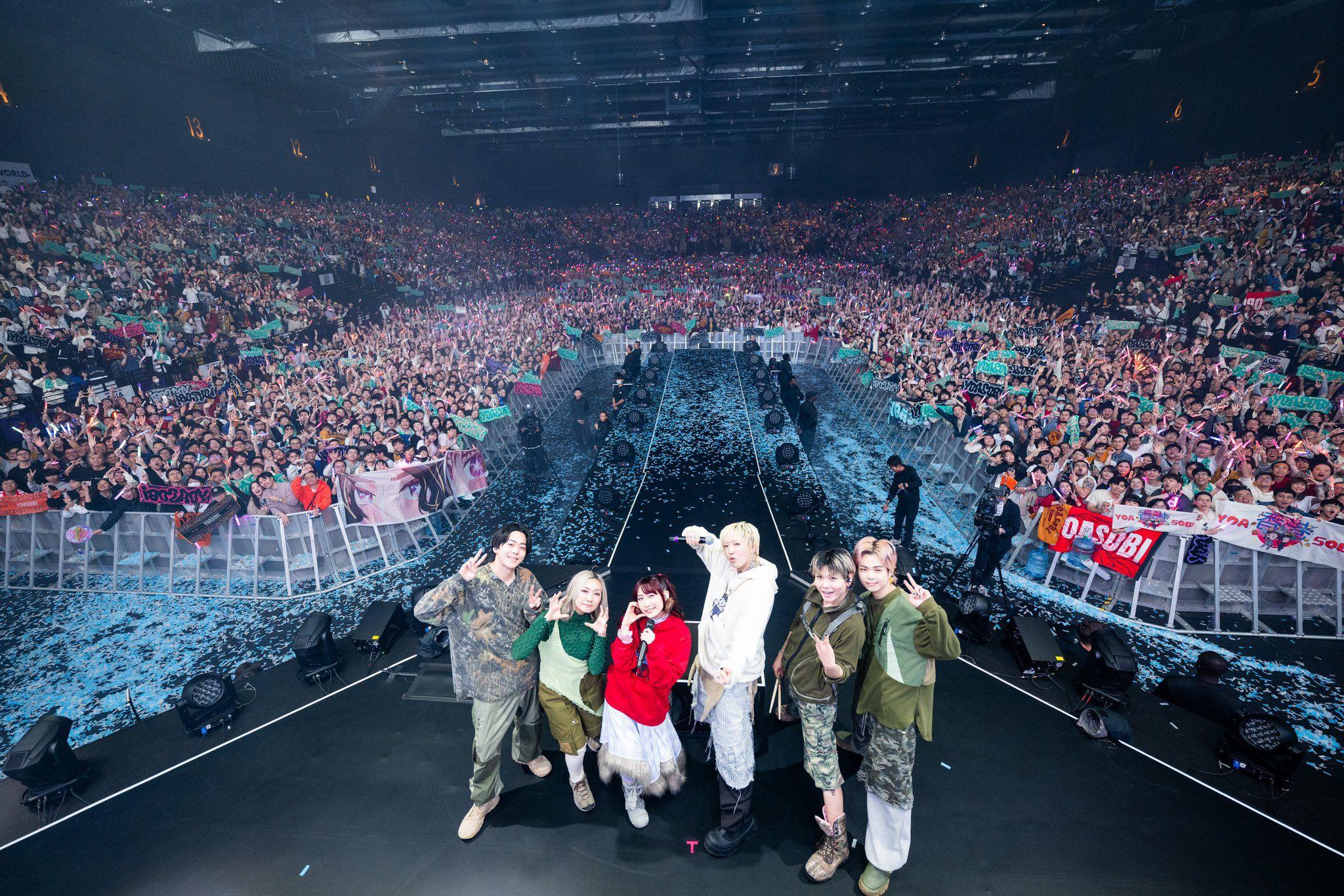 YOASOBI亞洲巡迴演唱會香港兩場演出已圓滿結束。