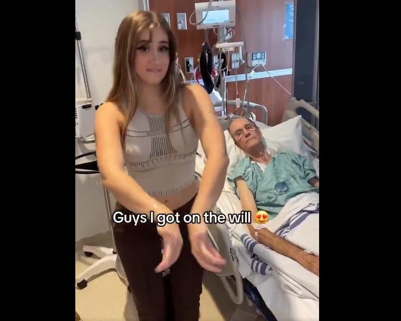 奧蘿拉手舞足蹈。(互聯網)