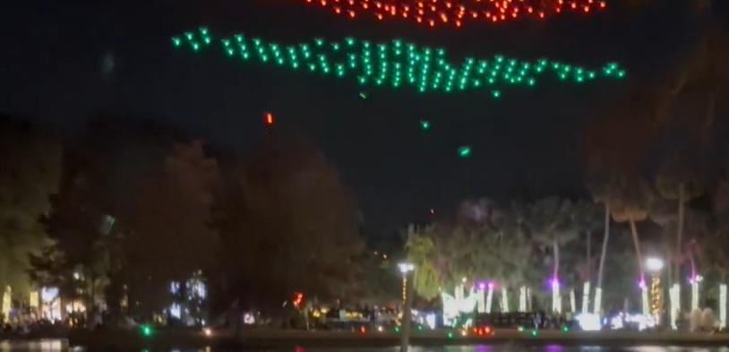 無人機高速墜落地面。(互聯網)