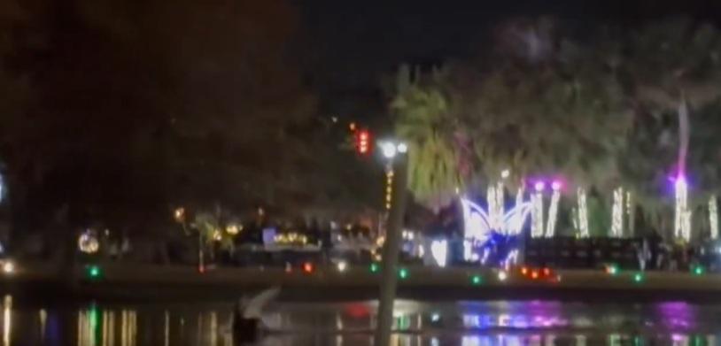 無人機高速墜落地面。(互聯網)