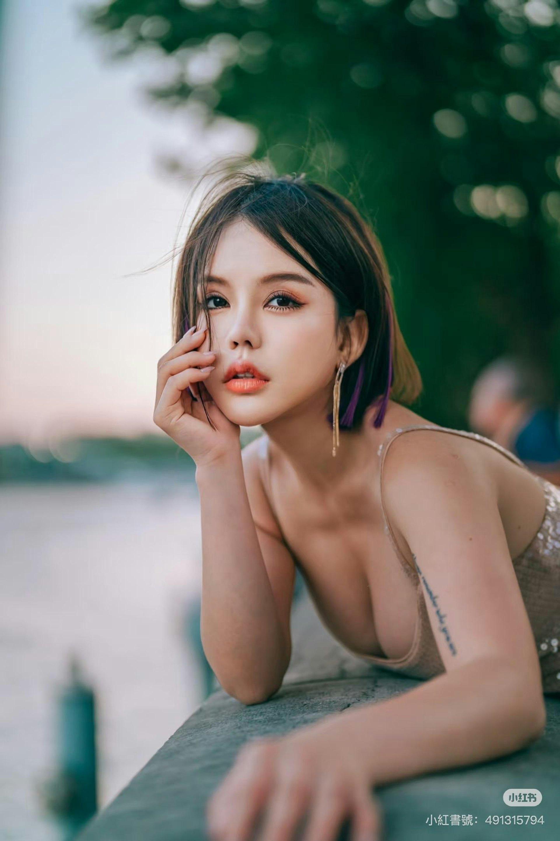 台灣貴婦網紅袁曼軒。(小紅書 Sherry袁曼軒)