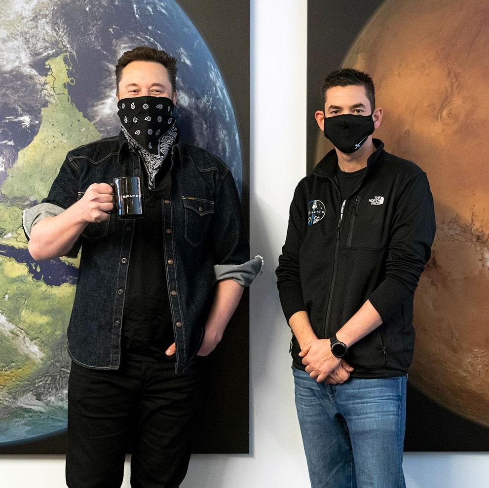 艾薩克曼與馬斯克是太空探索領域上的商業合作夥伴。(互聯網)