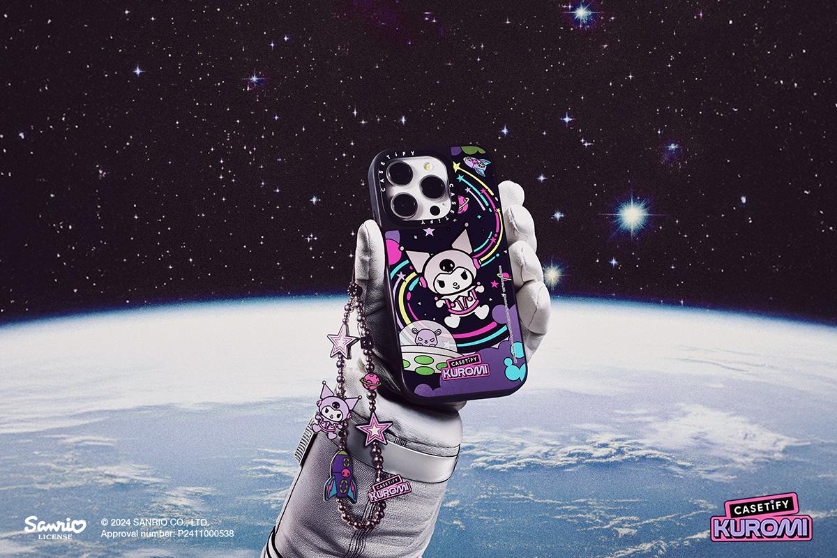 CASETiFY x Kuromi限量手機殼連手機掛繩$999。