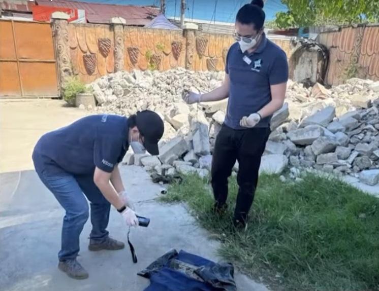 執法人員檢測檢獲物品的核水平。(互聯網)