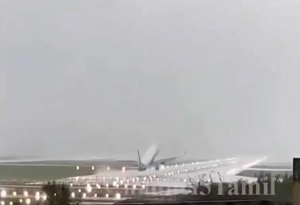 客機準備降落。(互聯網)