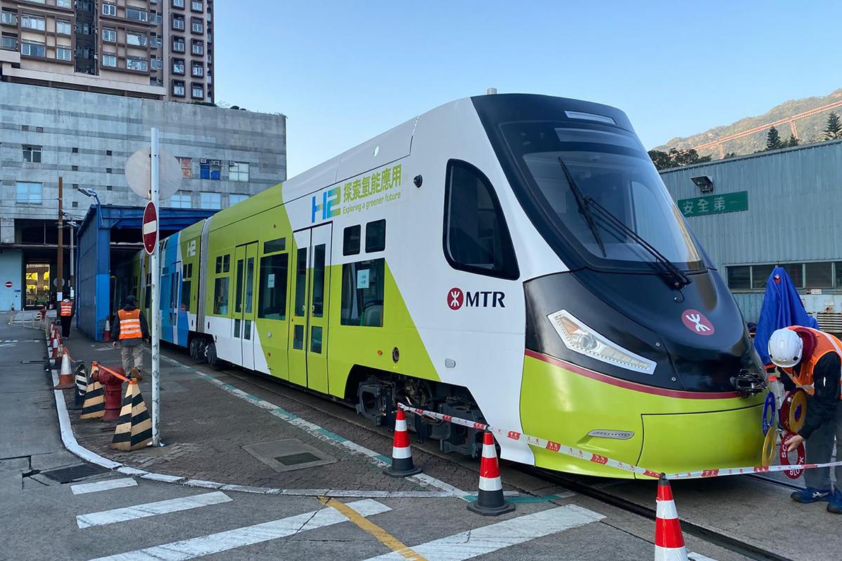 港鐵氫能輕鐵研究項目已經完成。(港鐵提供)