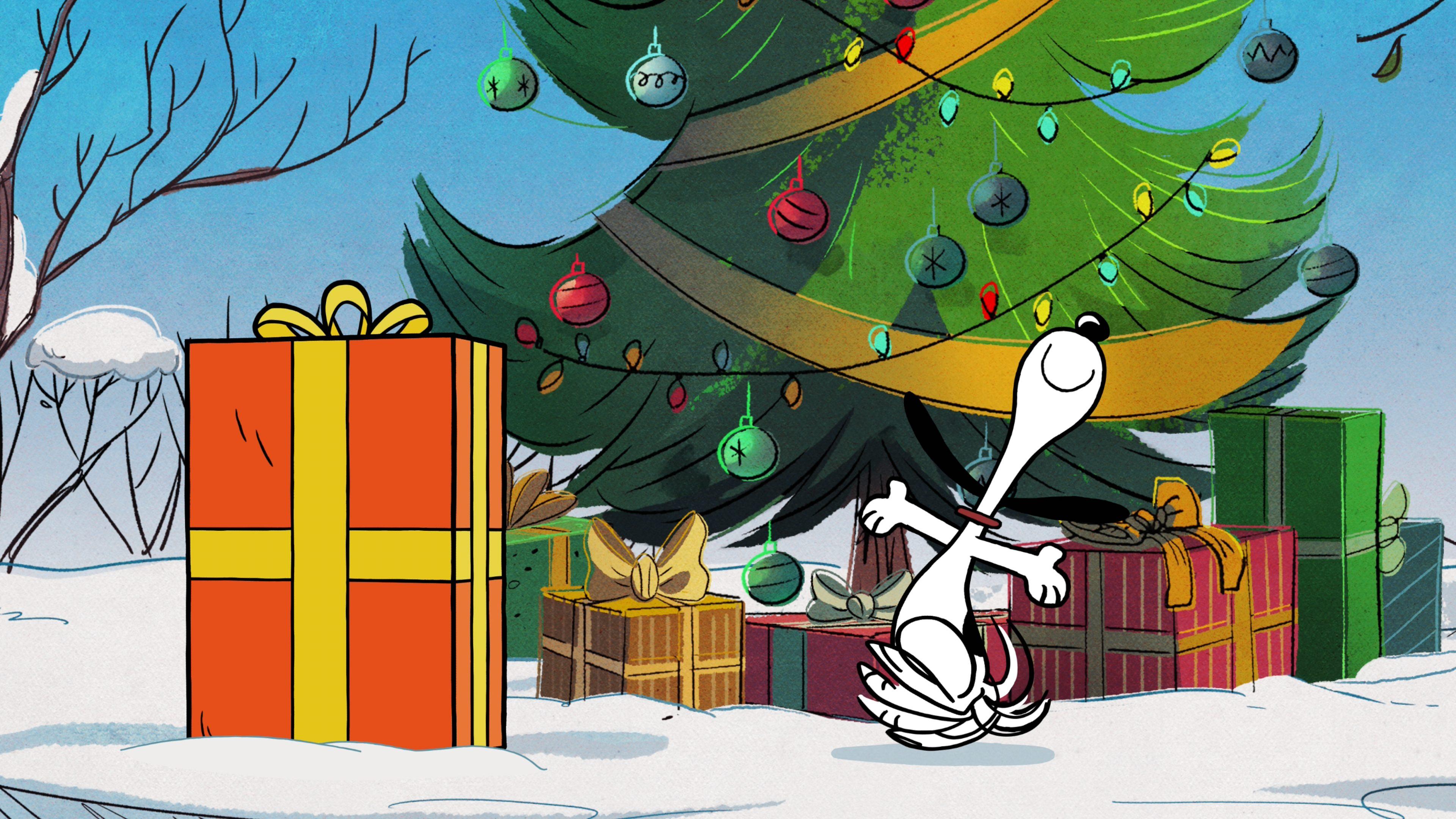 Apple TV+的Snoopy螢幕保護程式都有不同款式。