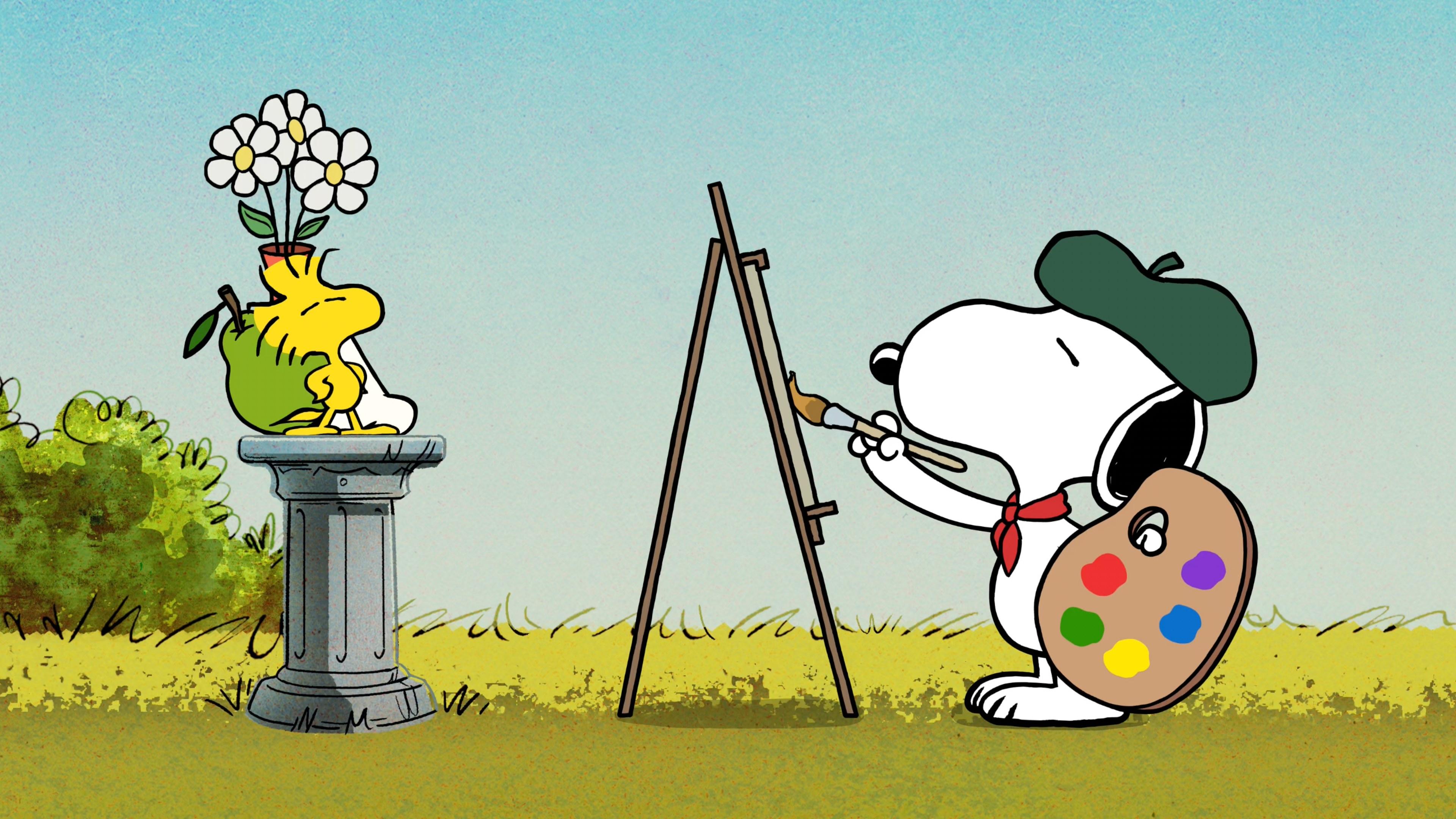 Apple TV+的Snoopy螢幕保護程式都有不同款式。