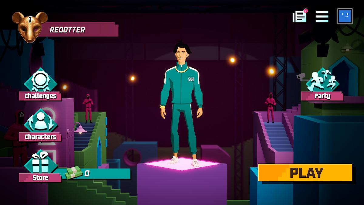 《Squid Game: Unleashed》中可以將角色個性化。