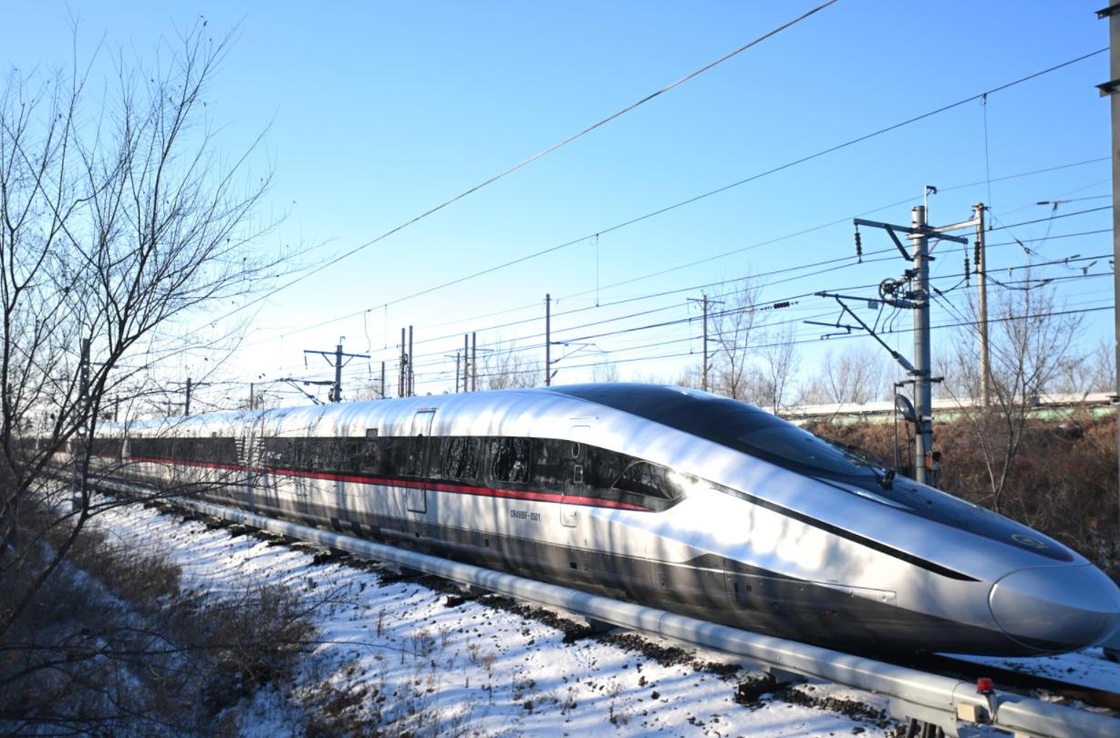 CR450近日試驗運行。(互聯網)