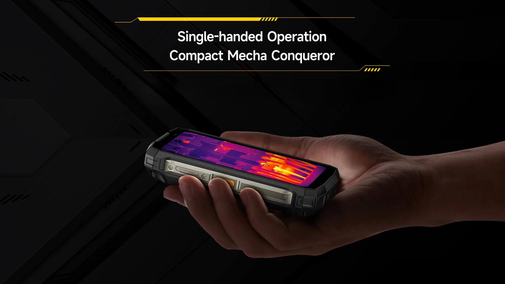 Ulefone Armor Mini 20T Pro輕巧便攜,可輕鬆單手操作。