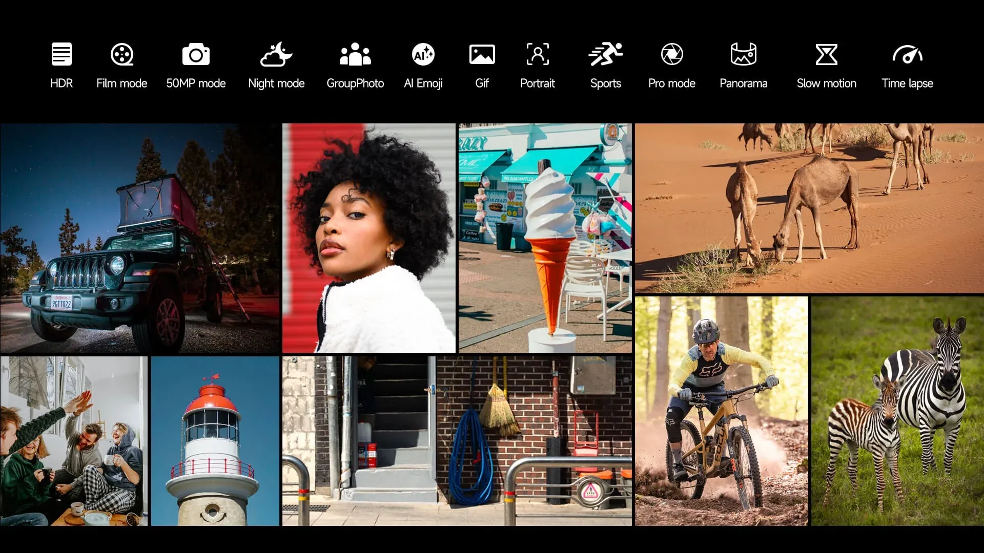 Ulefone Armor Mini 20T Pro提供不同攝影模式及效果。