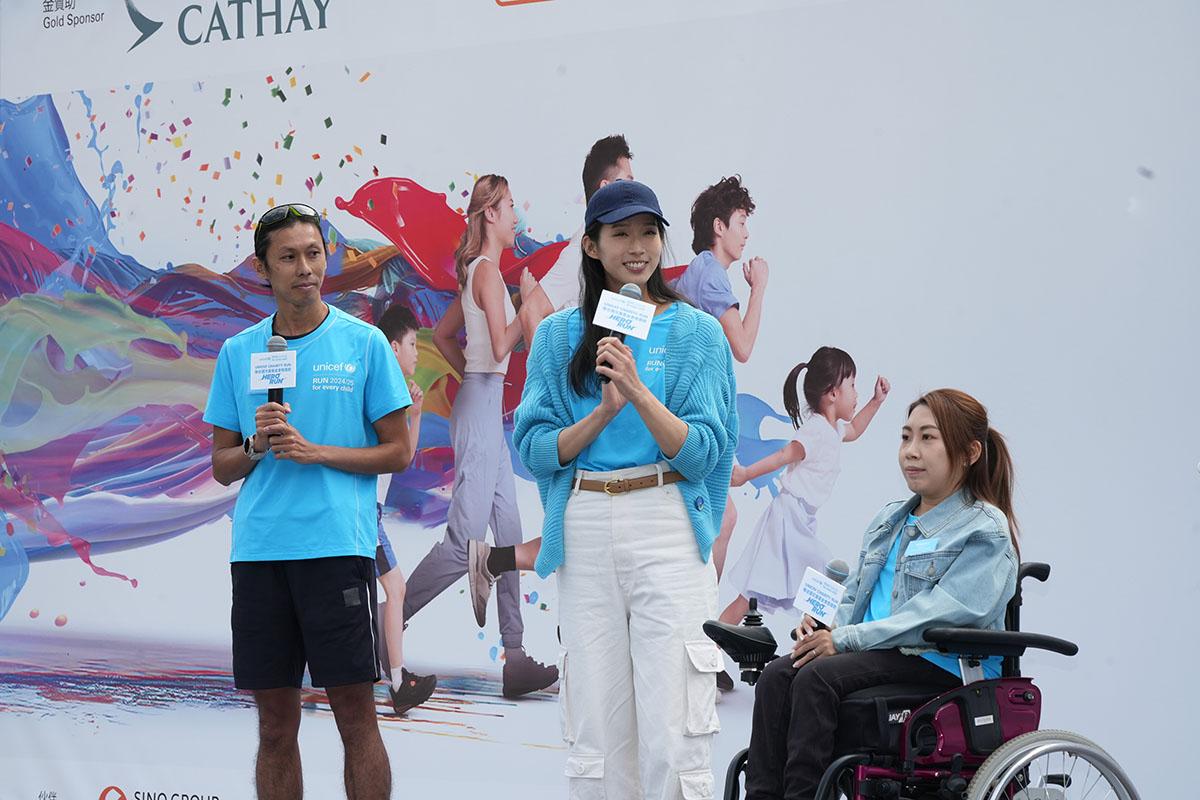 何宛淇(右)表示,會繼續透過殘疾運動員身份,讓大眾知道她們的需要。