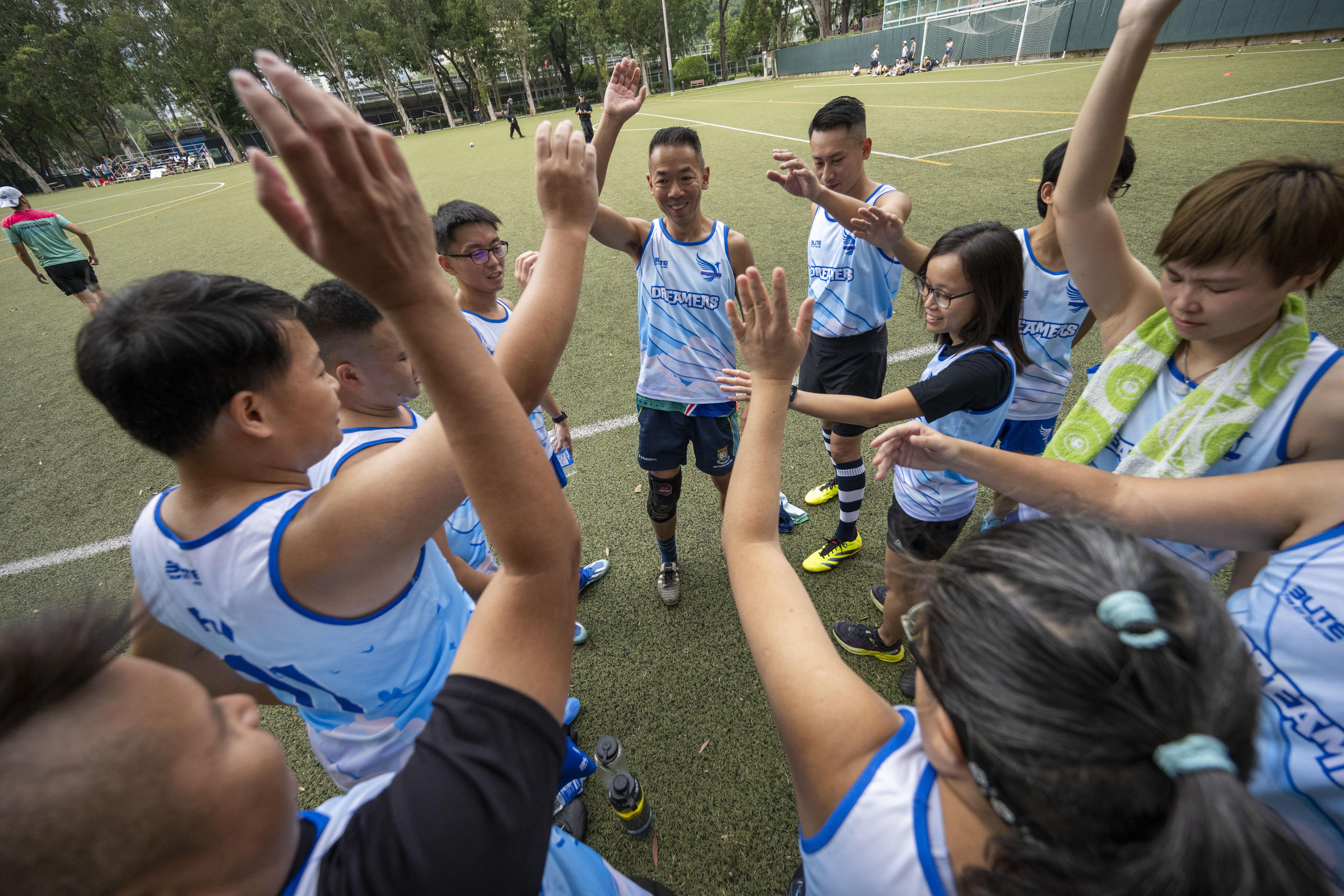「Dreamers」隊內氣氛輕鬆,以球會友。