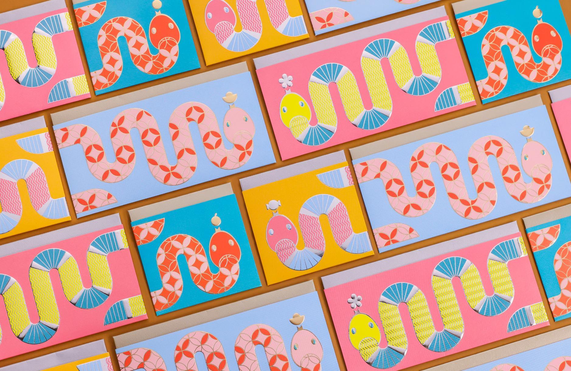 商場利是封|Mikiki X 將軍澳中心 X 卓爾廣場「喜蛇迎春」利是封