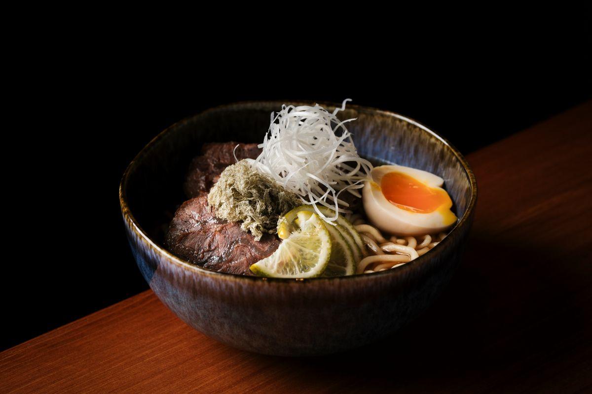 和牛配自家製麵$178