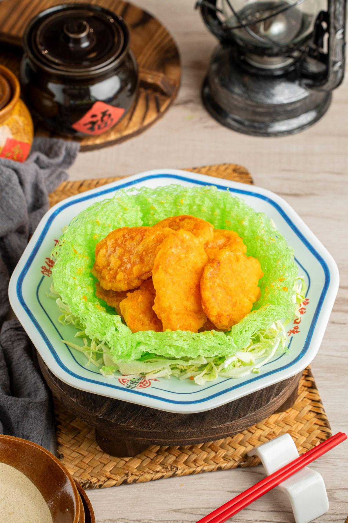 天作之合(黃⾦番薯片)$88