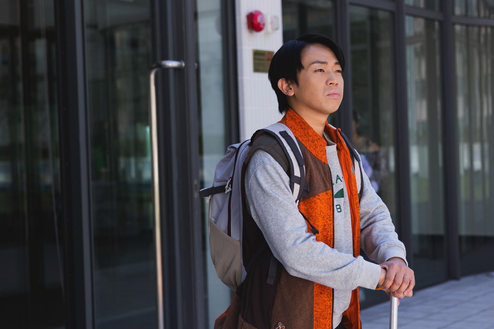 岑珈其在賀歲片《祥賭必贏》演盲人賭徒勁搶鏡。