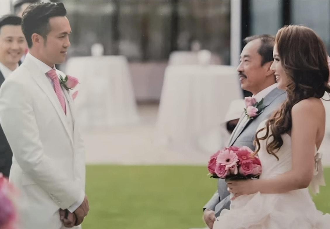 楊爸爸見證楊洛婷結婚生仔。