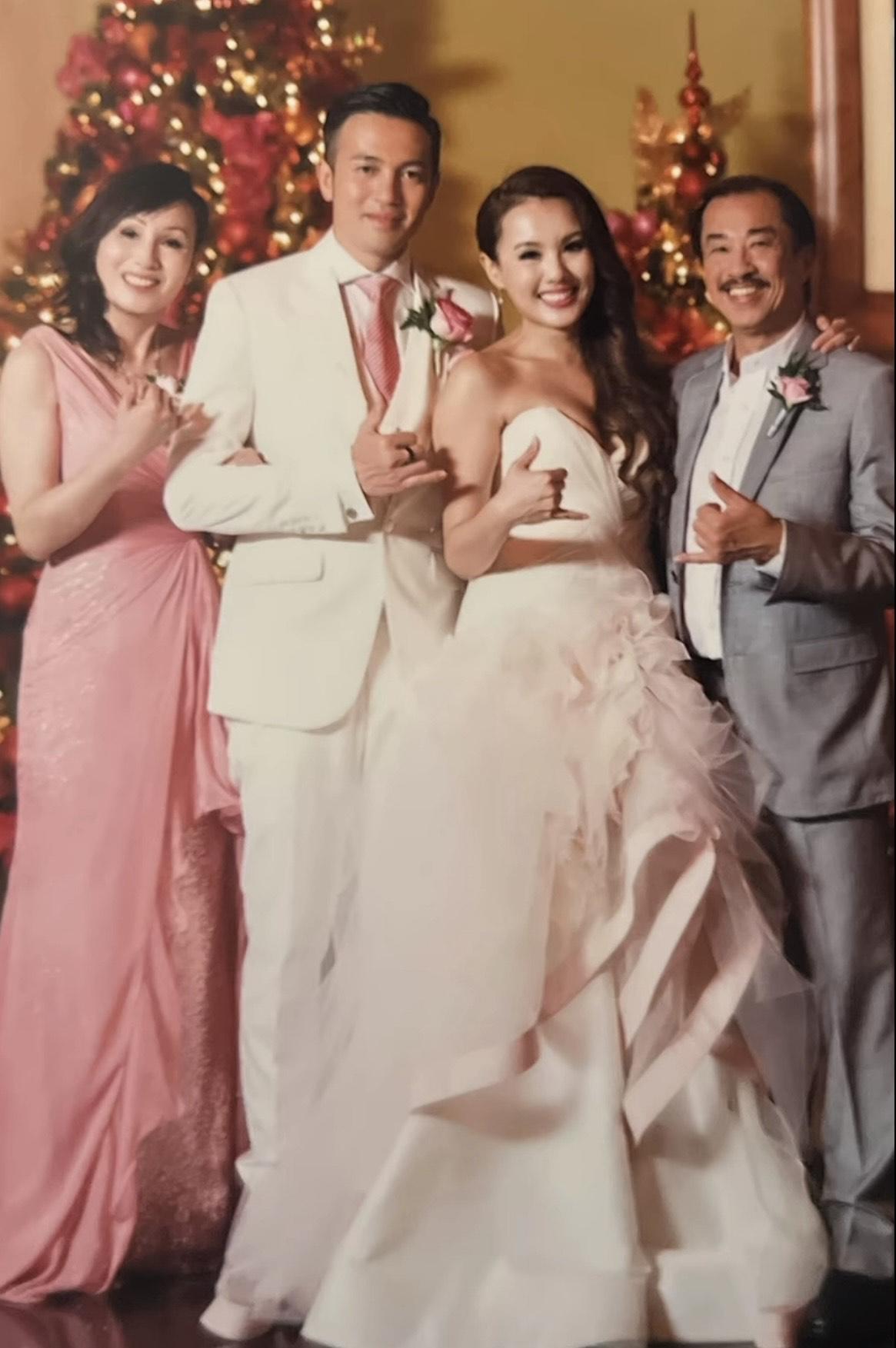 楊爸爸見證楊洛婷結婚生仔。