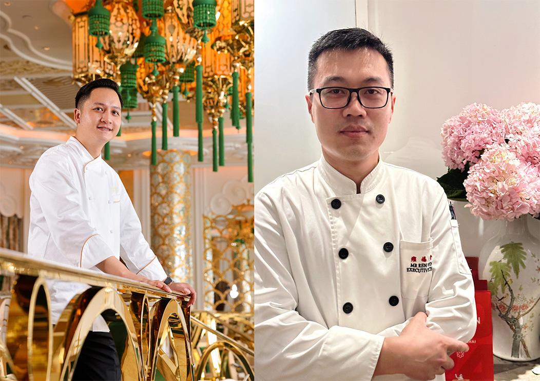 澳門永翠宮行政總廚朱光盼╳上海雍福會廚師長任文文