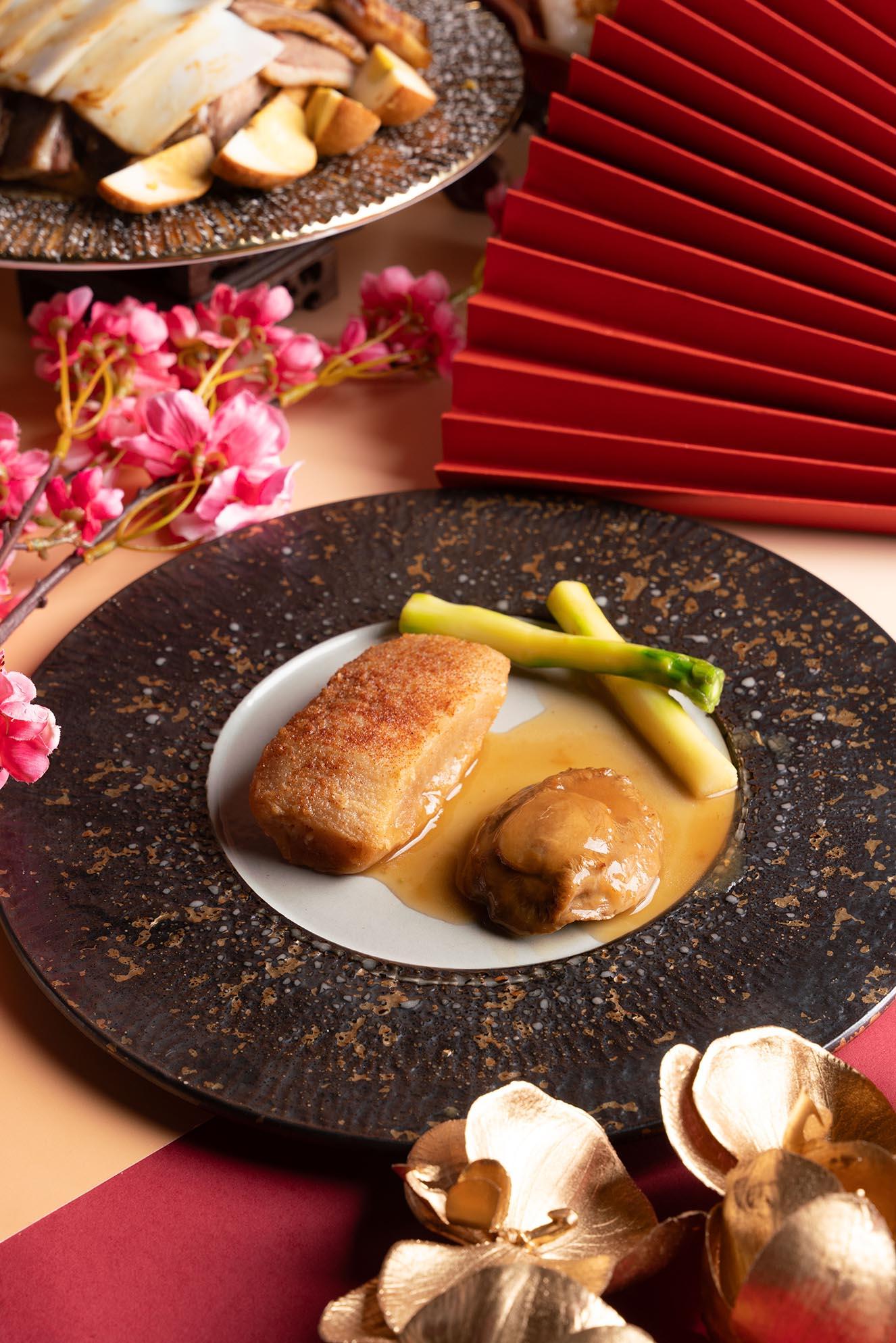 翡翠鮑片炆海參